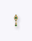Dyna Drop - 14K YELLOW - Emerald