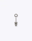 Linda Chain Charm - 14K WHITE - Diamond