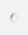 Mati Ring - ROSE - London Blue Topaz