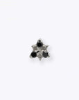 Neo - 14K WHITE - Black Diamond