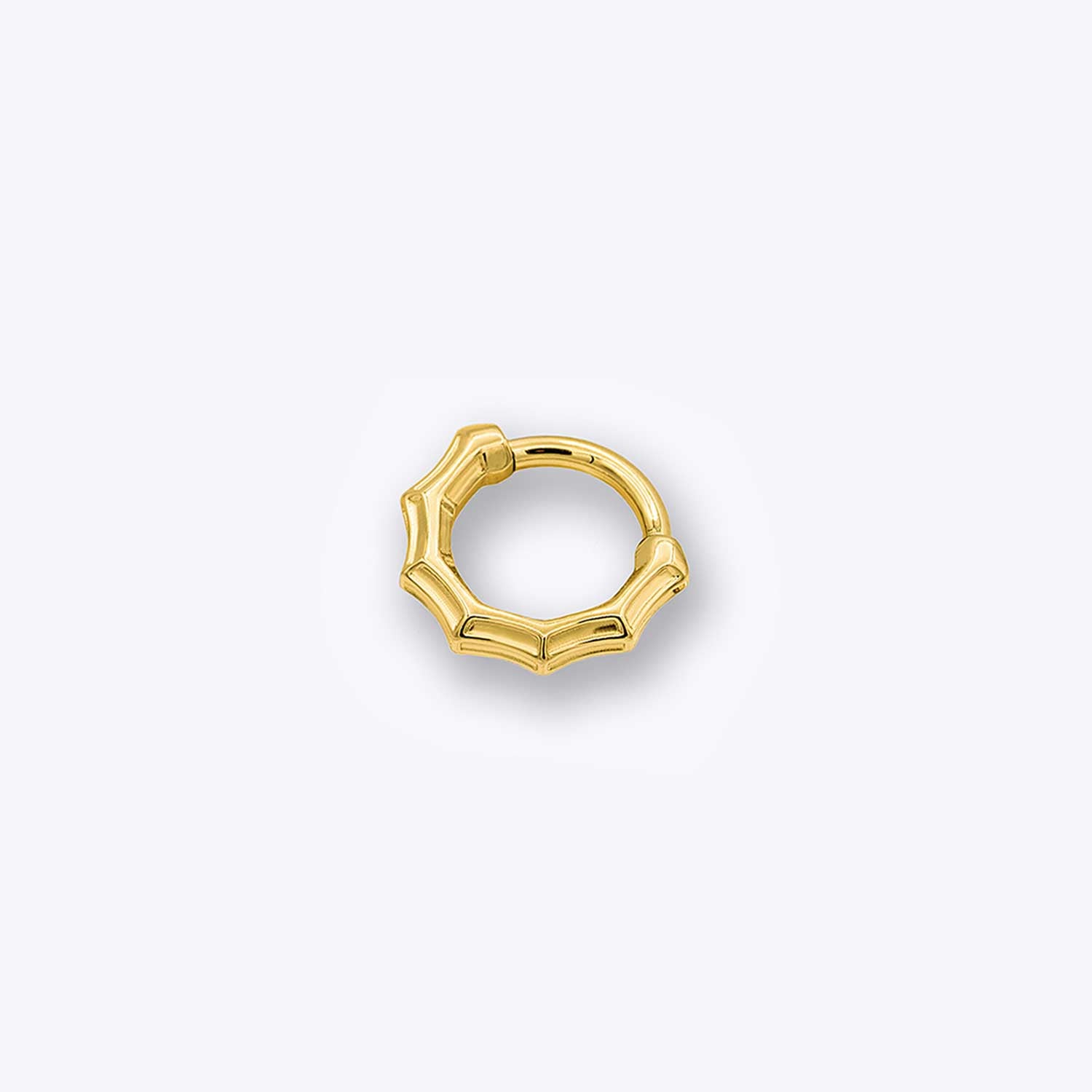 Prana - GOLD | Body & Septum Clicker | Tether Jewelry