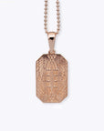 Tether Tag 925 Necklace - Small - Rose Gold