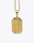 Tether Tag 925 Necklace - Small - Yellow Gold