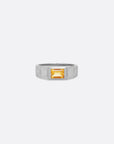 Verse Ring - SILVER - Citrine