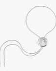 Horizon Bolo Tie Necklace - SILVER