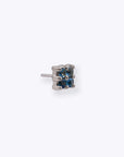 Argo - 14K WHITE - London Blue Topaz