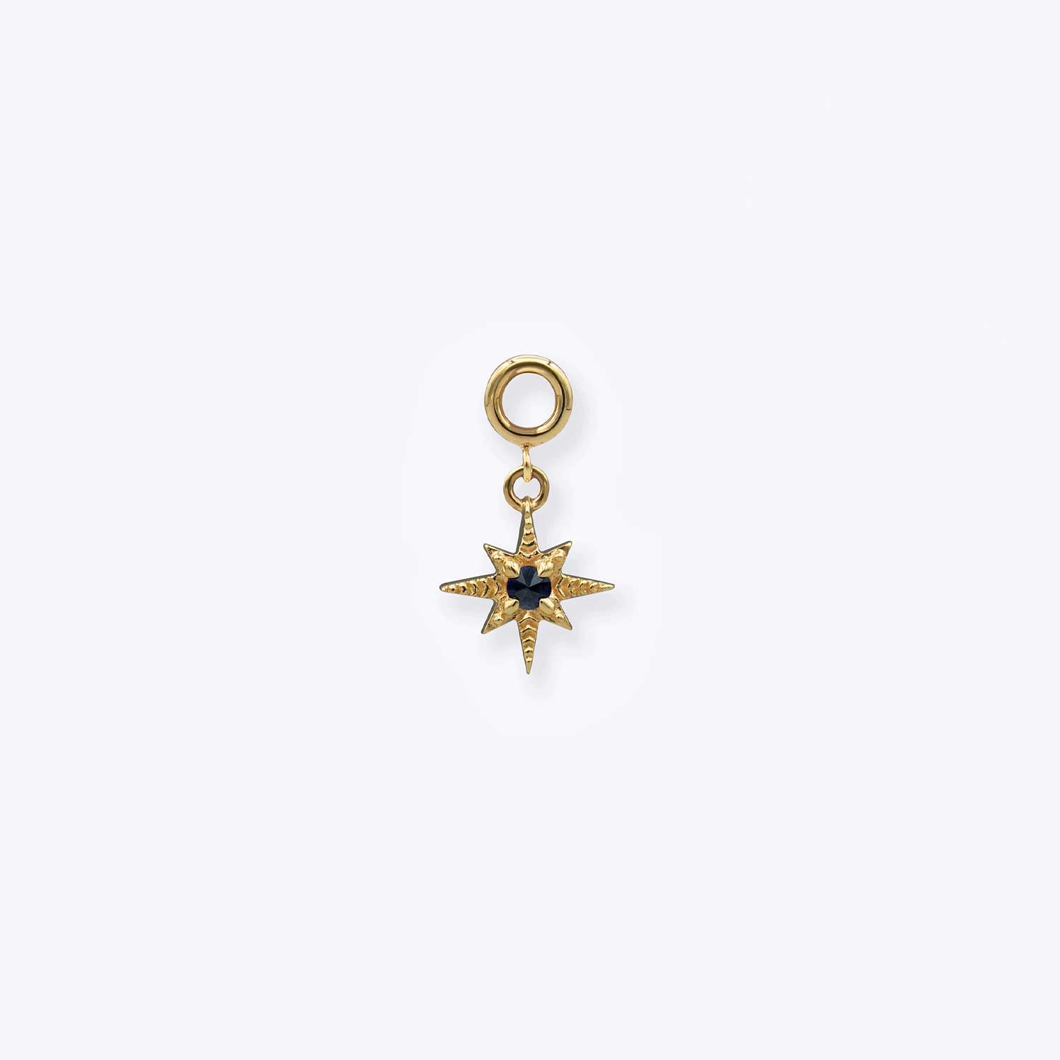 Elendres Pendant - 14K YELLOW - Blue Sapphire