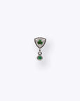 Hero Drop - 14K WHITE - Emerald