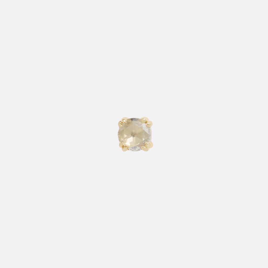 Jane Prong - 14K YELLOW - Diamond Threadless Solid Gold Ends | Tether ...