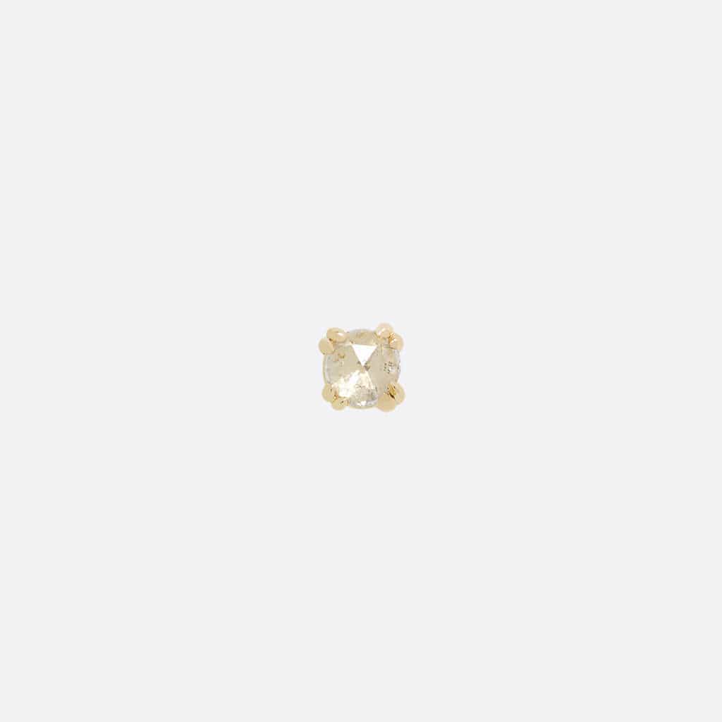 Jane Prong - 14K YELLOW - Diamond Threadless Solid Gold Ends | Tether ...