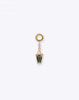 Linda Chain Charm - 14K YELLOW - Montana Sapphire