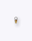 Linda Charm - 14K WHITE - Citrine