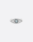 Mati Ring - SILVER - London Blue Topaz