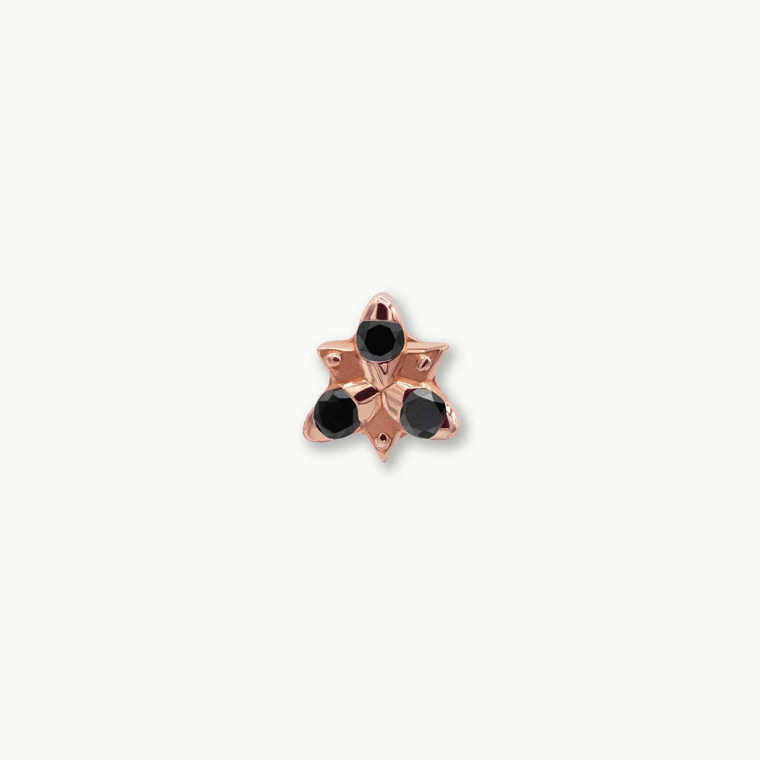 Neo - 14K ROSE - Black Diamond