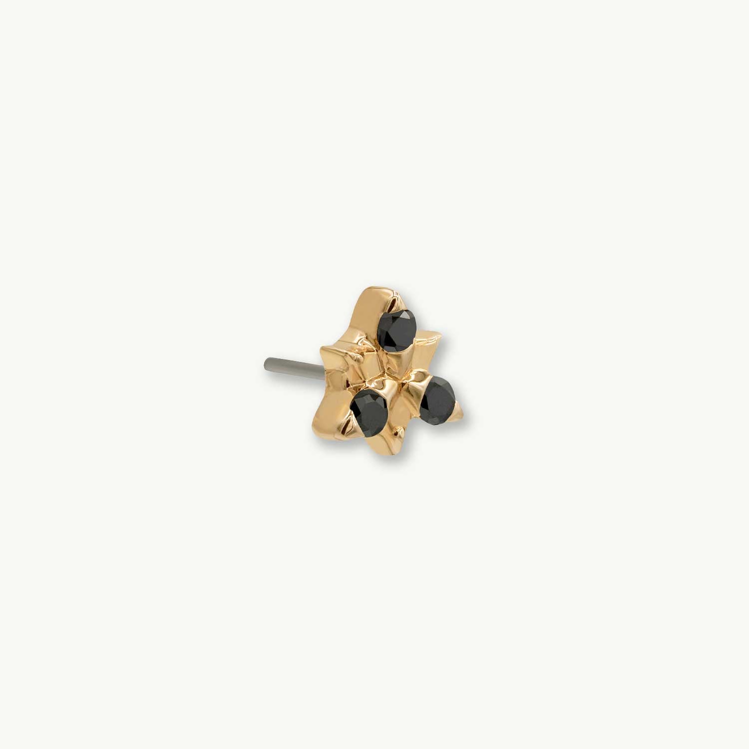 Neo - 14K YELLOW - Black Diamond