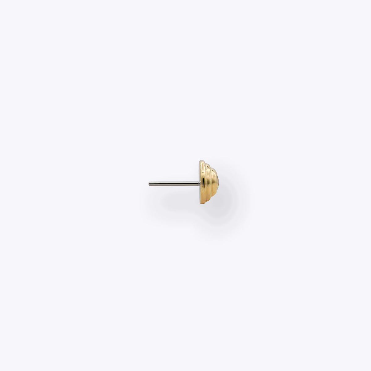 Threadless End Omega Omega 00 - 14K WHITE Threadless Solid Gold Ends | Tether Jewelry
