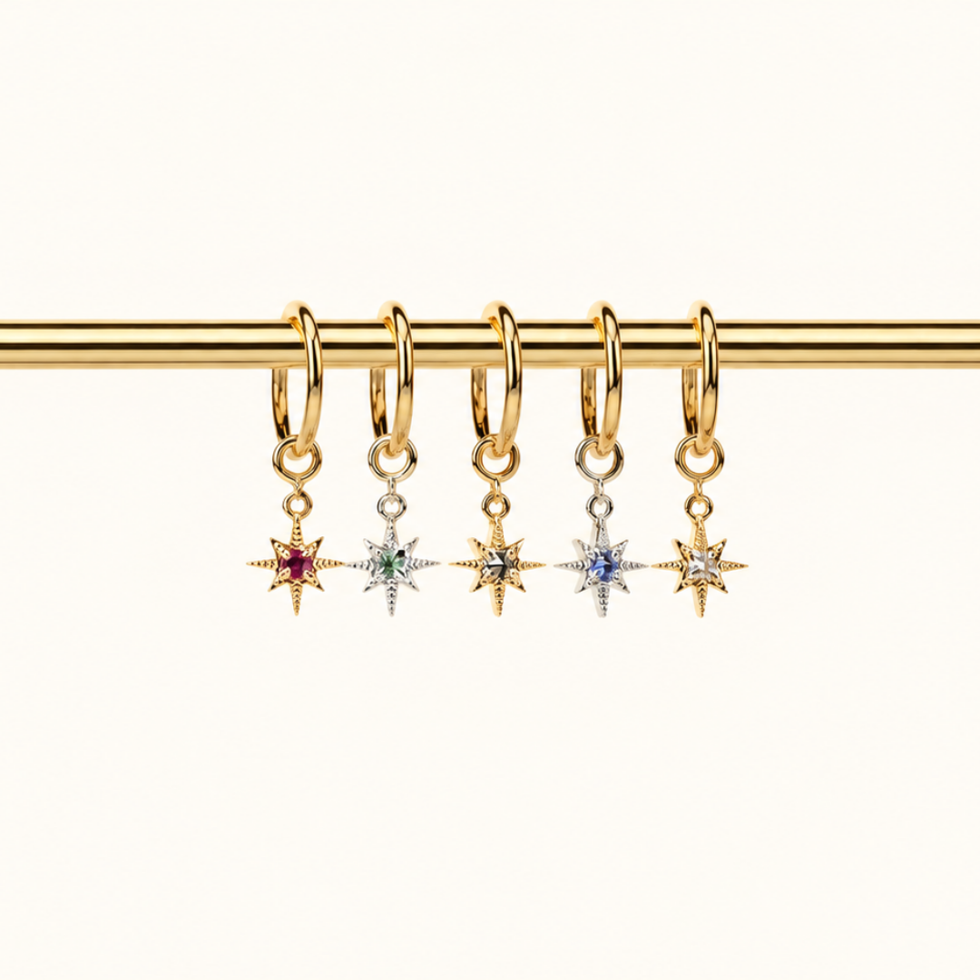 Elendres Pendant - 14K YELLOW - Emerald