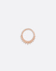 Petite Pyramid Seam Ring - 14K ROSE