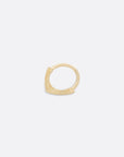 Petite Quin Seam Ring - 14K YELLOW