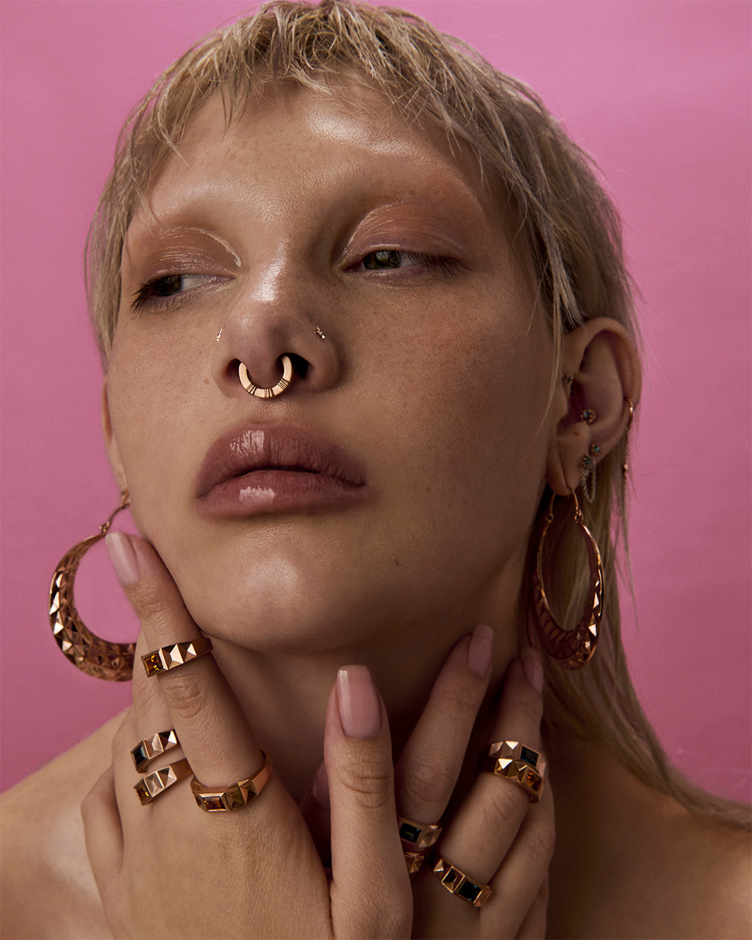 Dunes - ROSE | Body & Septum Clicker | Tether Jewelry