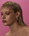 Petite Artifact Earrings - SILVER