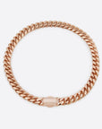 Cuban Link Chain Necklace 12mm (1/2") - ROSE