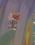 Hex Diamond Drop - 14K ROSE
