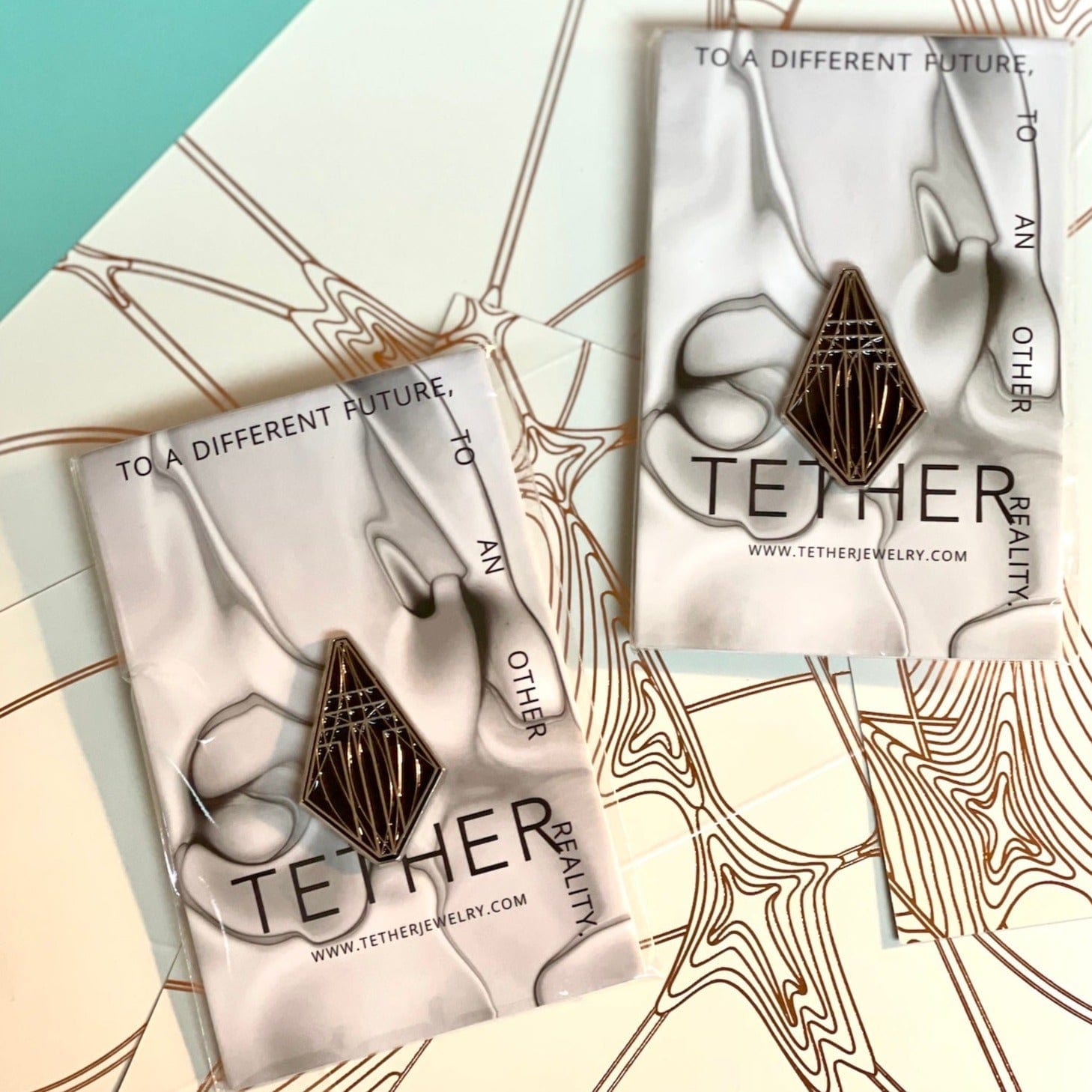 Tether Logo Enamel Pins